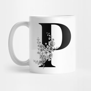 O alphabet Botanical cherry blossom sakura flowers Mug